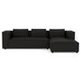 Voir la diapositive 3 : LISA DESIGN Stella - canapé d'angle droit 4 places en simili