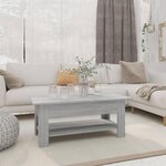VIDAXL Table basse sonoma gris 102x55x42 cm bois d'ingenierie