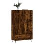 Voir la diapositive 4 : VIDAXL Buffet haut chene fume 69,5x31x115 cm bois d'ingenierie