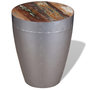 Voir la diapositive 1 : VIDAXL Tabouret aviateur Bois de recuperation massif