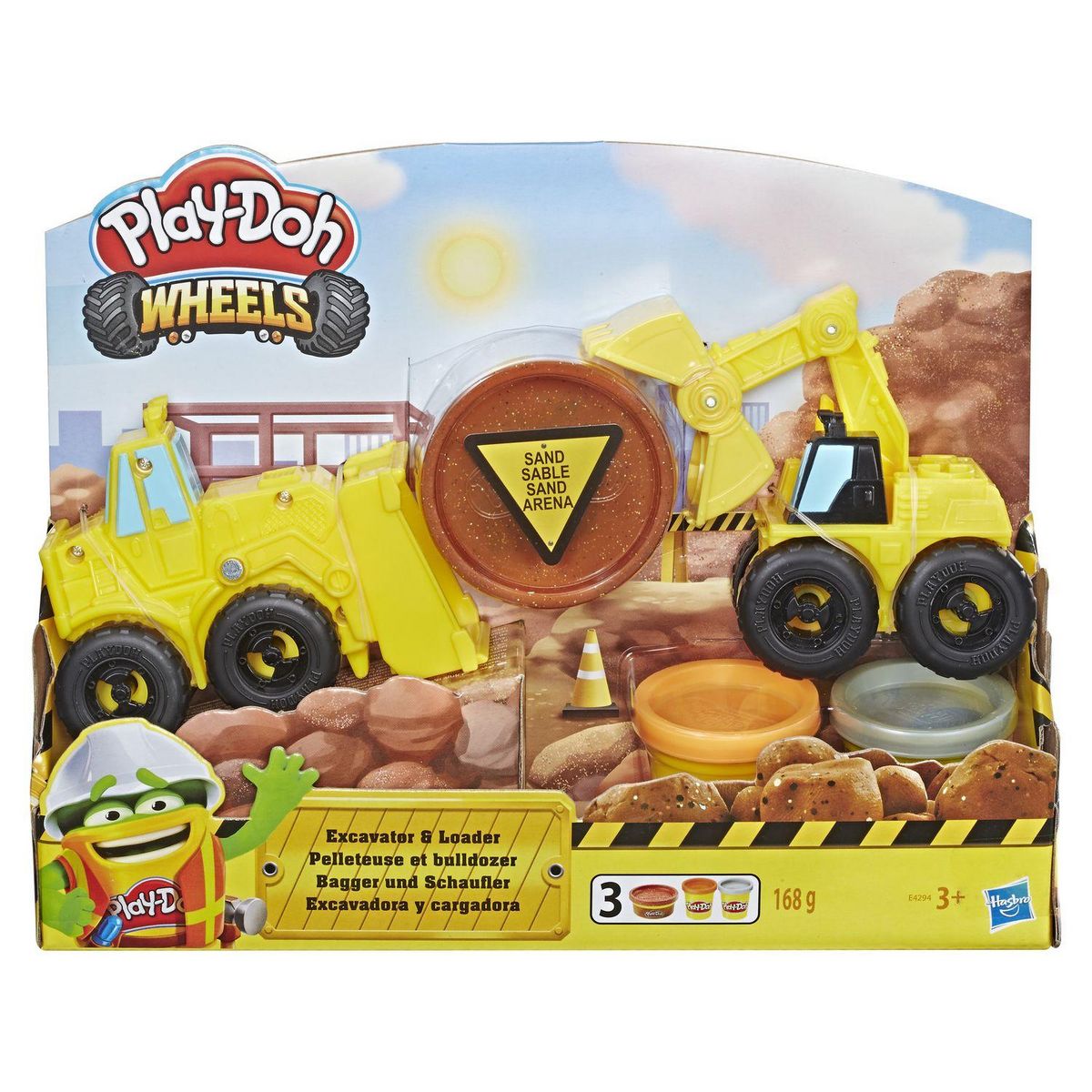 PLAY-DOH Pâte à Modeler - Pelleteuse et Bulldozer