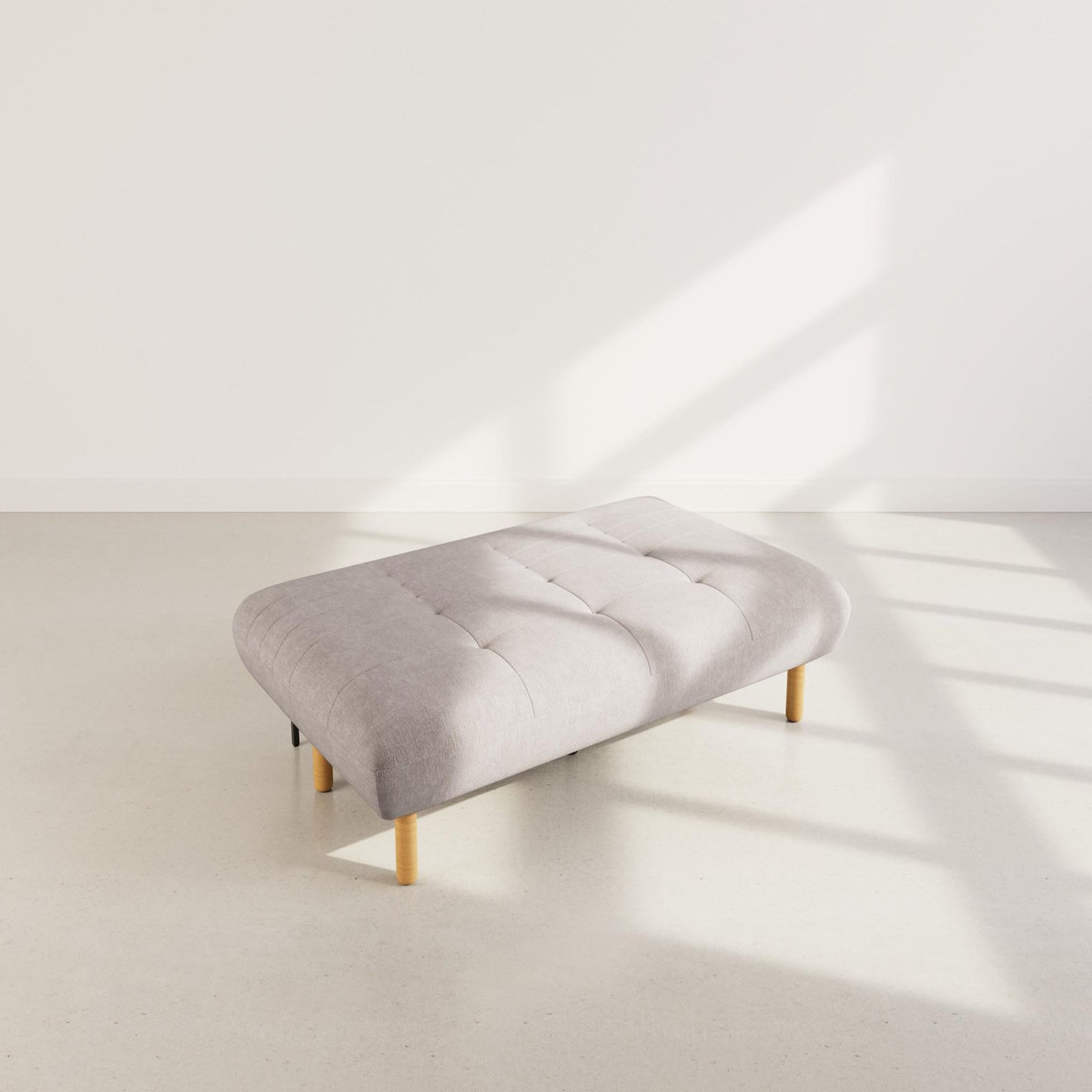 BEST MOBILIER Soan - banquette 2 places convertible clic-clac en velours texturé