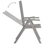 Voir la diapositive 5 : VIDAXL Chaises inclinables de jardin lot de 3 et coussins Bois acacia