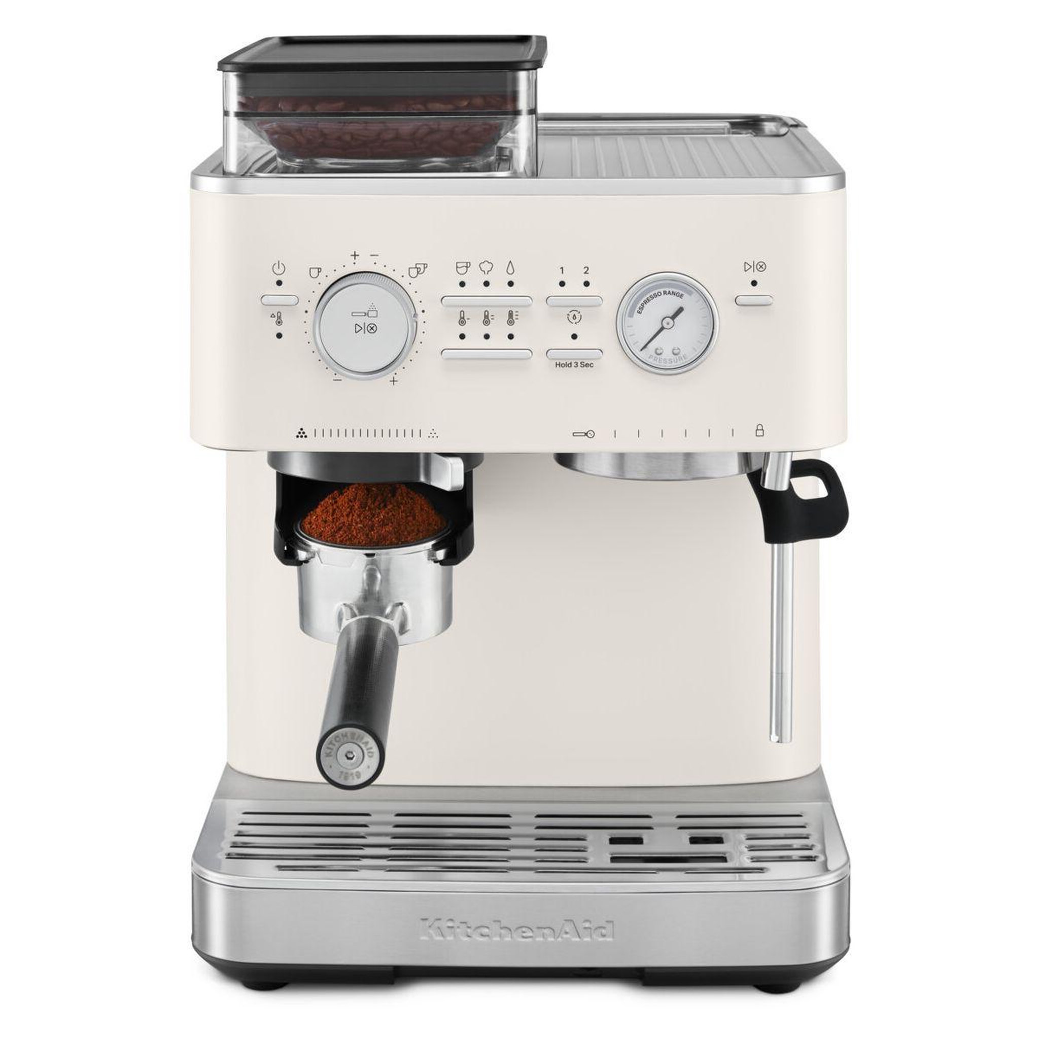 Voir la diapositive 4 : KitchenAid Machine à expresso 5kes6551epl