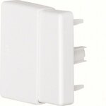 CENTRALE BRICO Embout blanc pour goulotte, H.3 x P.9 cm