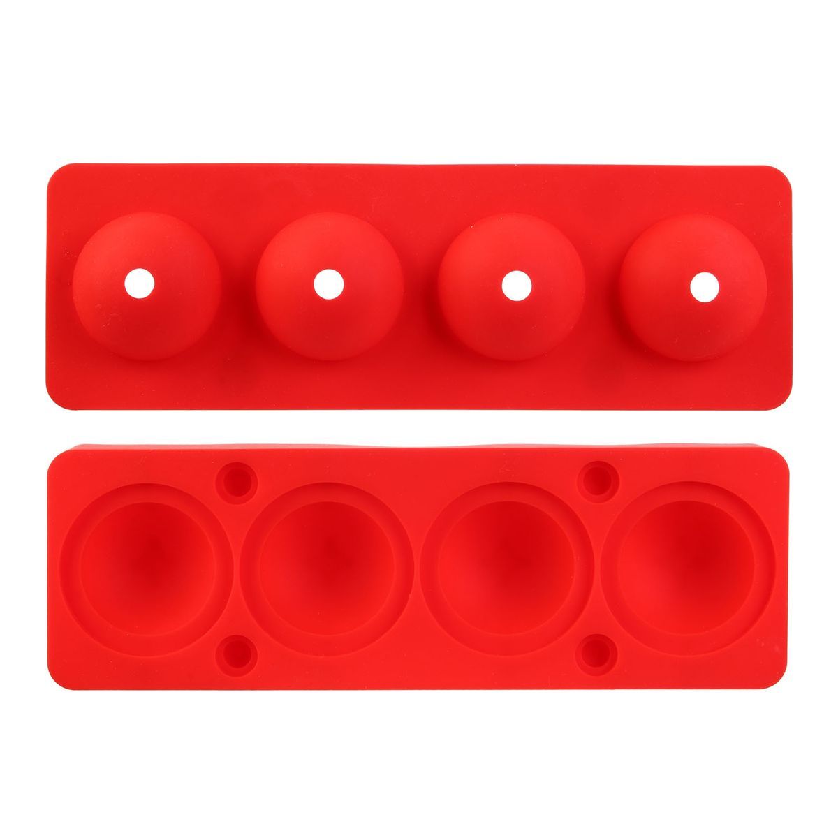 Moule boule de noël x4 silicone