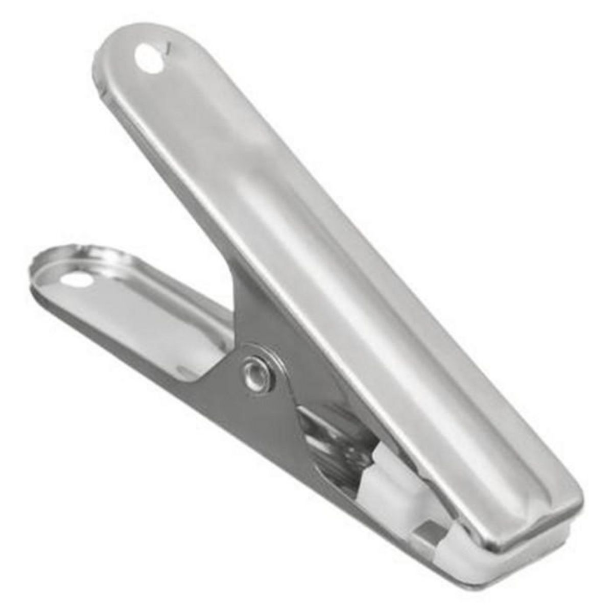 FIVE Lot de 16 Pinces à Linge  Inox  6cm Gris