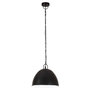 Voir la diapositive 3 : VIDAXL Lampe suspendue industrielle vintage 25 W Noir Rond 31 cm E27
