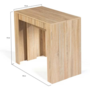 Voir la diapositive 6 : CONCEPT USINE Table console extensible en bois - 3 m BELLI