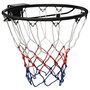 Voir la diapositive 1 : VIDAXL Cerceau de basket Noir 45 cm Acier