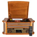 REFLEX Platine vinyle Reflexion HIF2002DAB avec radio DAB/FM et Bluetooth