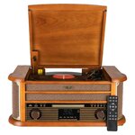 REFLEX Platine vinyle Reflexion HIF2002DAB avec radio DAB/FM et Bluetooth