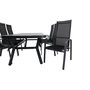 Voir la diapositive 5 : Paris Prix Ensemble Table de Jardin & 6 Chaises  Virya & Copacabana  200cm Noir