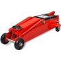 Voir la diapositive 2 : VIDAXL Cric de plancher hydraulique a profile bas 3 tonnes Rouge