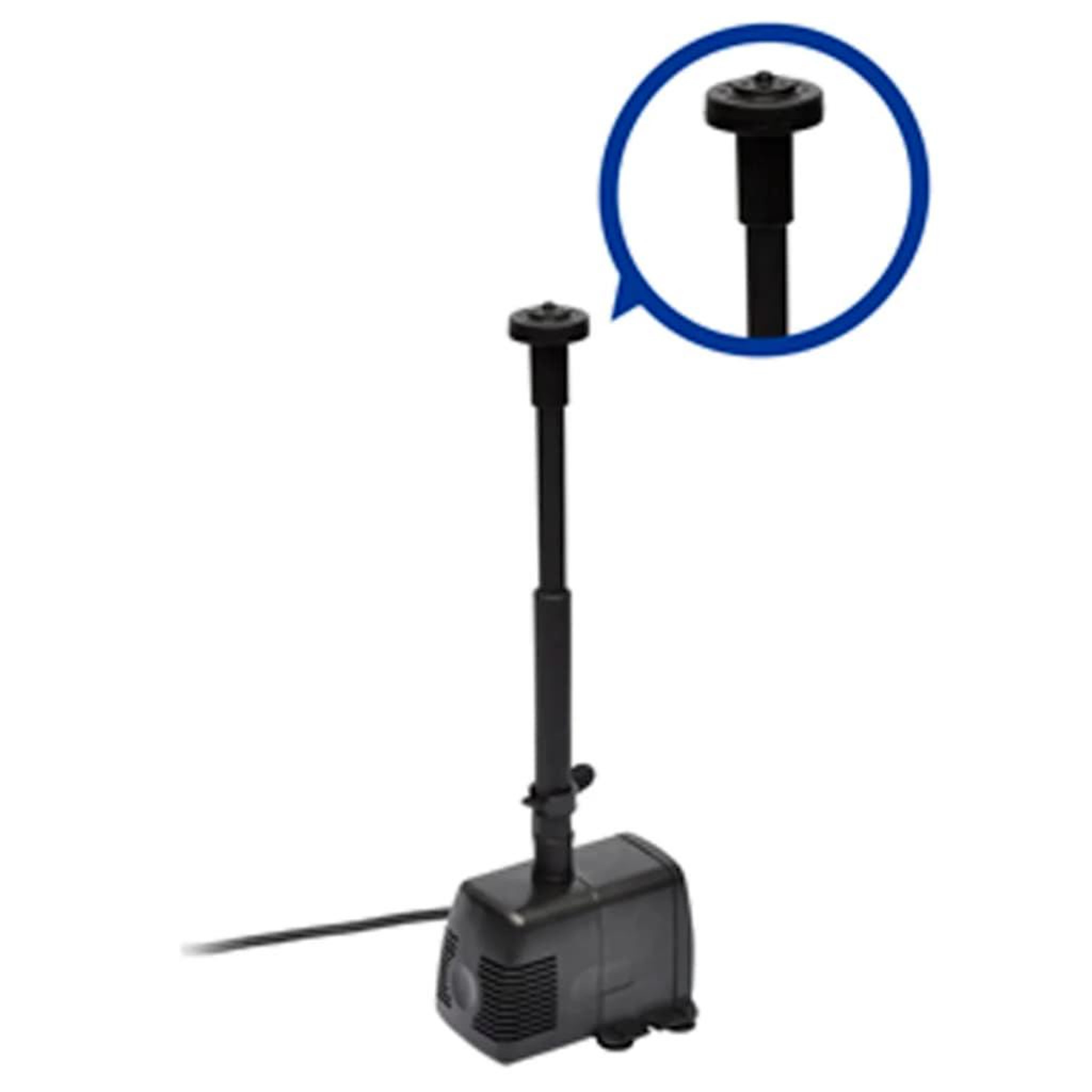 Voir la diapositive 3 : VIDAXL Pompe fontaine pour bassin 22 W