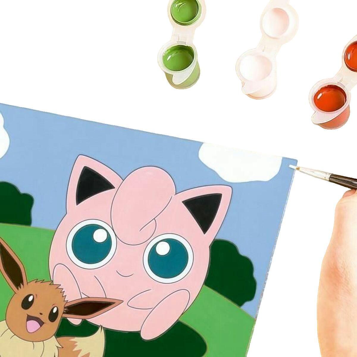 RAVENSBURGER Kit de peinture par numéros Ravensburger Portrait de Groupe Pokémon