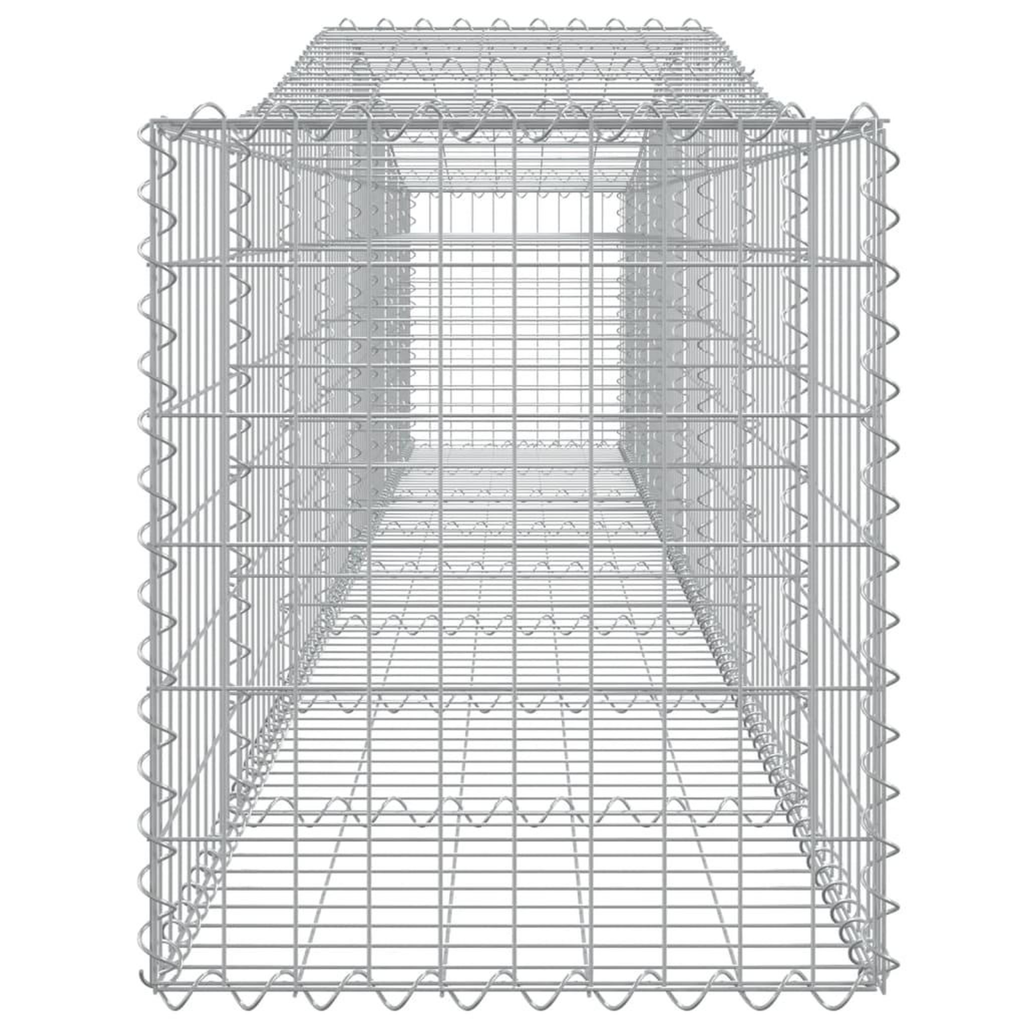 Voir la diapositive 5 : VIDAXL Paniers a gabions arques 25 pcs 400x50x60/80 cm Fer galvanise