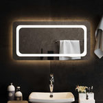 VIDAXL Miroir de salle de bain a LED 80x40 cm
