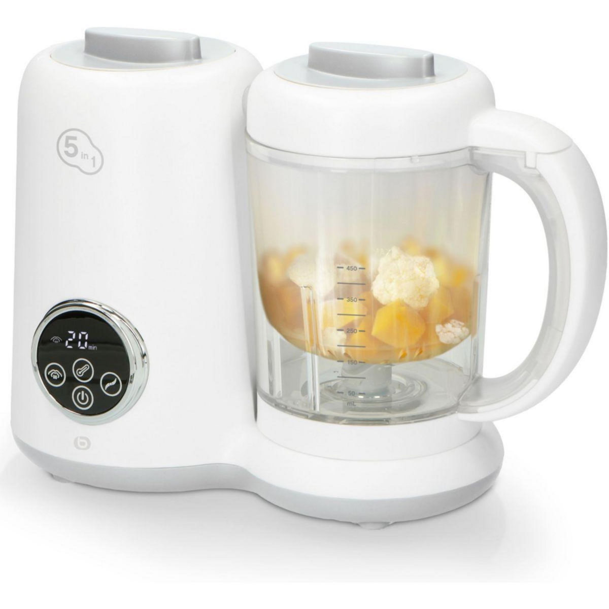 ESSENTIEL B Mixeur Cuiseur Bébé b-cook blanc