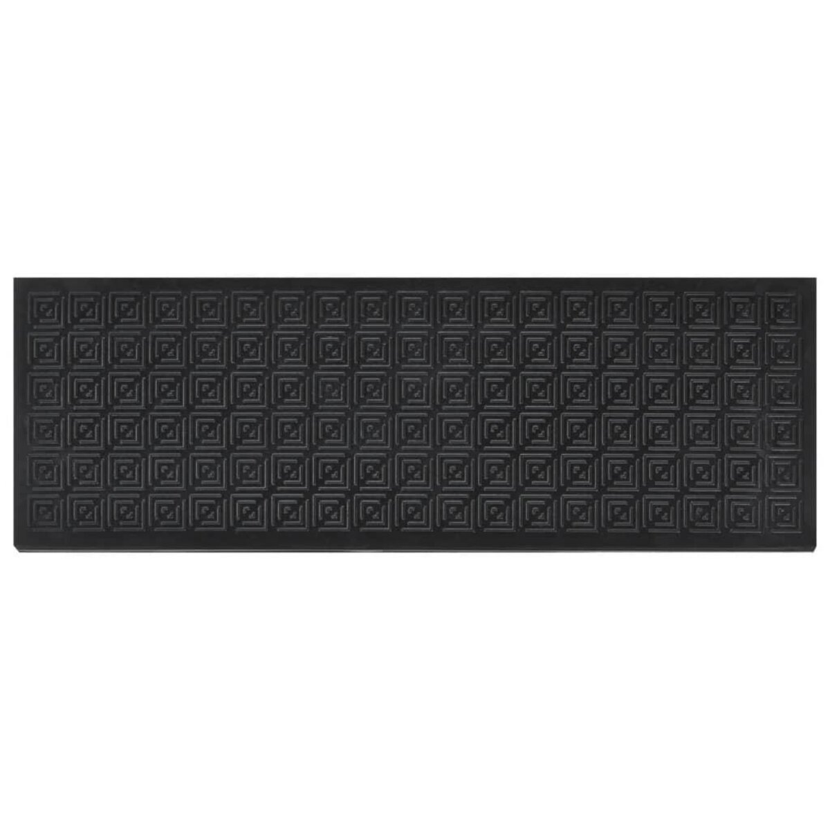 VIDAXL Marches d'escalier 10 pcs 25x75 cm caoutchouc