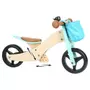SMALL FOOT Small Foot - Wooden Tricycle and Balance Bike 2in1 Turquoise 11610