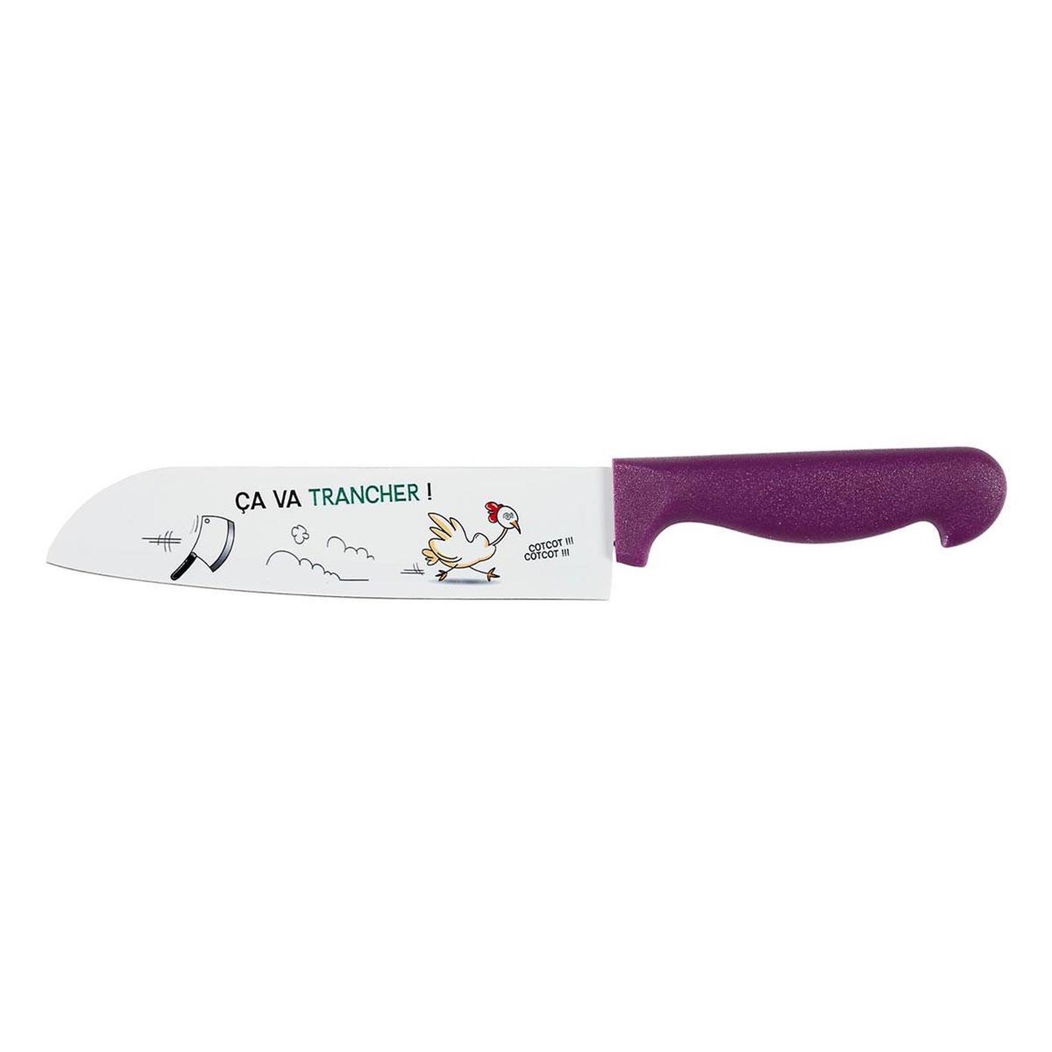 COOK CONCEPT Couteau à Émincer  Ludique  30cm Violet
