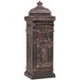 Voir la diapositive 2 : VIDAXL Boîte aux lettres a pilier Aluminium Vintage Bronze antirouille