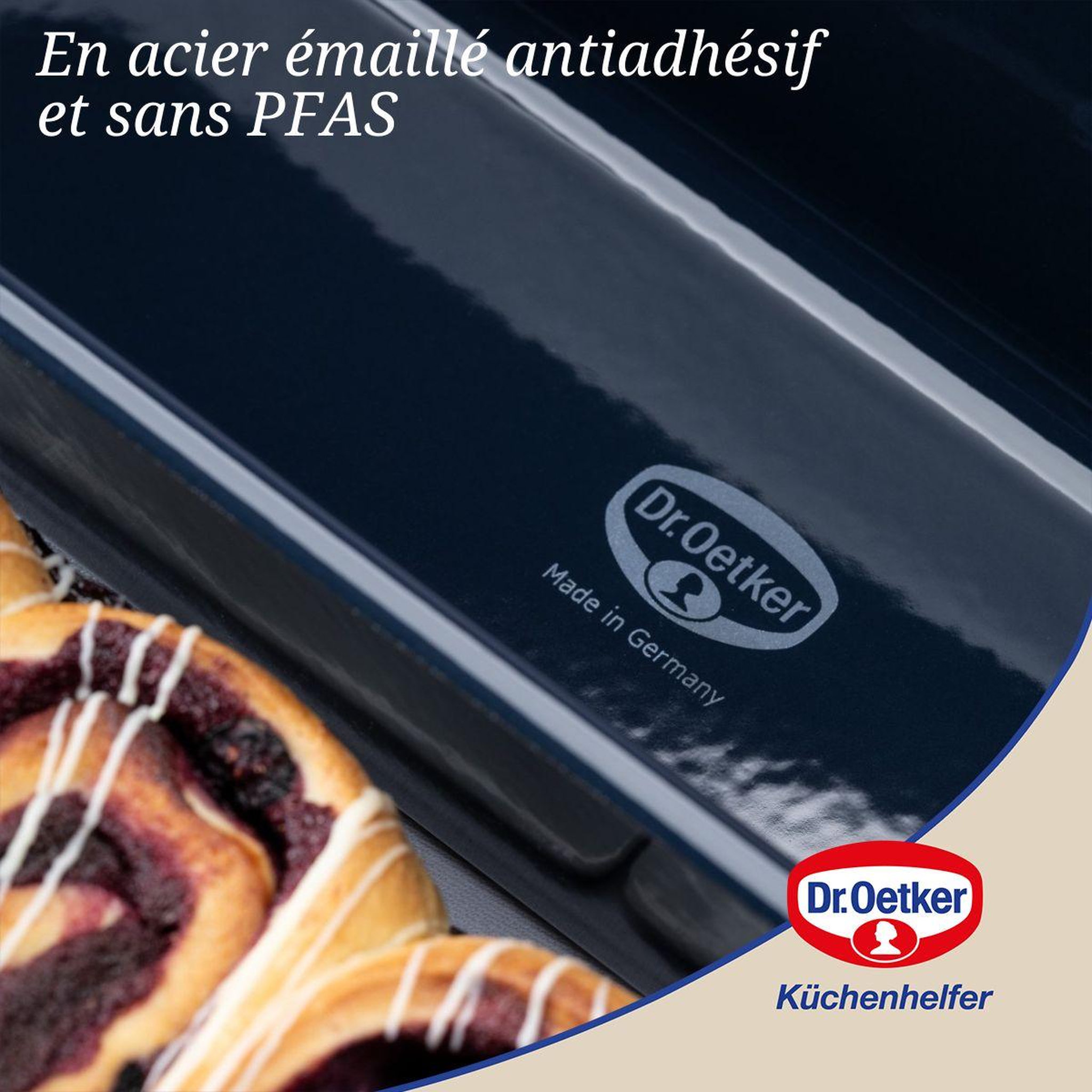 Voir la diapositive 5 : DR.OETKER Moule à cake 35 cm dr oetker back liebe