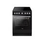Voir la diapositive 1 : Fagor Cuisinière vitrocéramique 62l 4 feux noir - FACV3004N