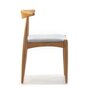 Voir la diapositive 3 : VS VENTA-STOCK Pack 2 chaises Corzo, Couleur Chêne, Bois Massif, 52,5 cm x 50 cm x 74.5 cm