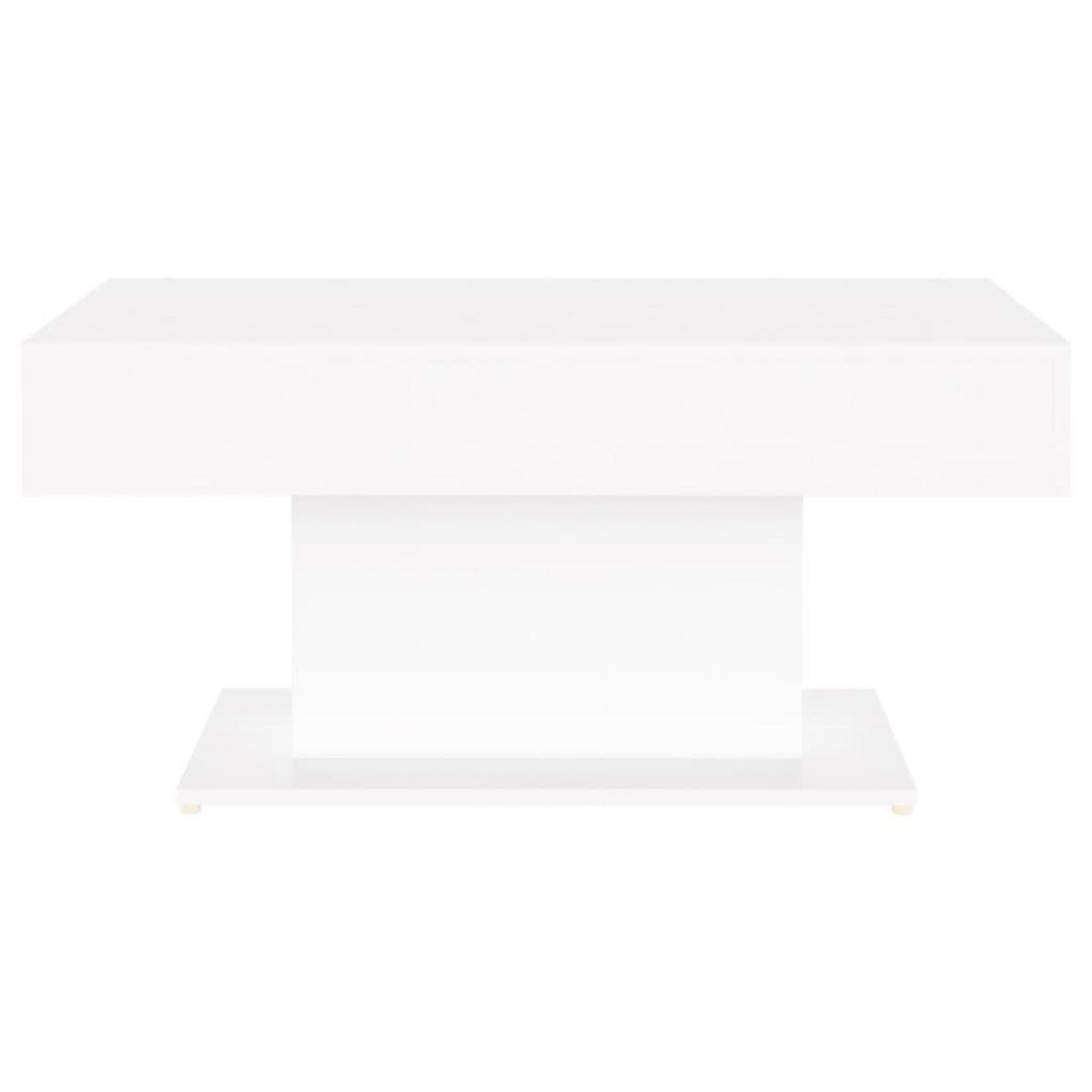 VIDAXL Table basse blanc 96x50x45 cm bois d'ingenierie