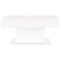 Voir la diapositive 4 : VIDAXL Table basse blanc 96x50x45 cm bois d'ingenierie