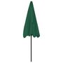 Voir la diapositive 5 : VIDAXL Parasol de plage vert 200x125 cm