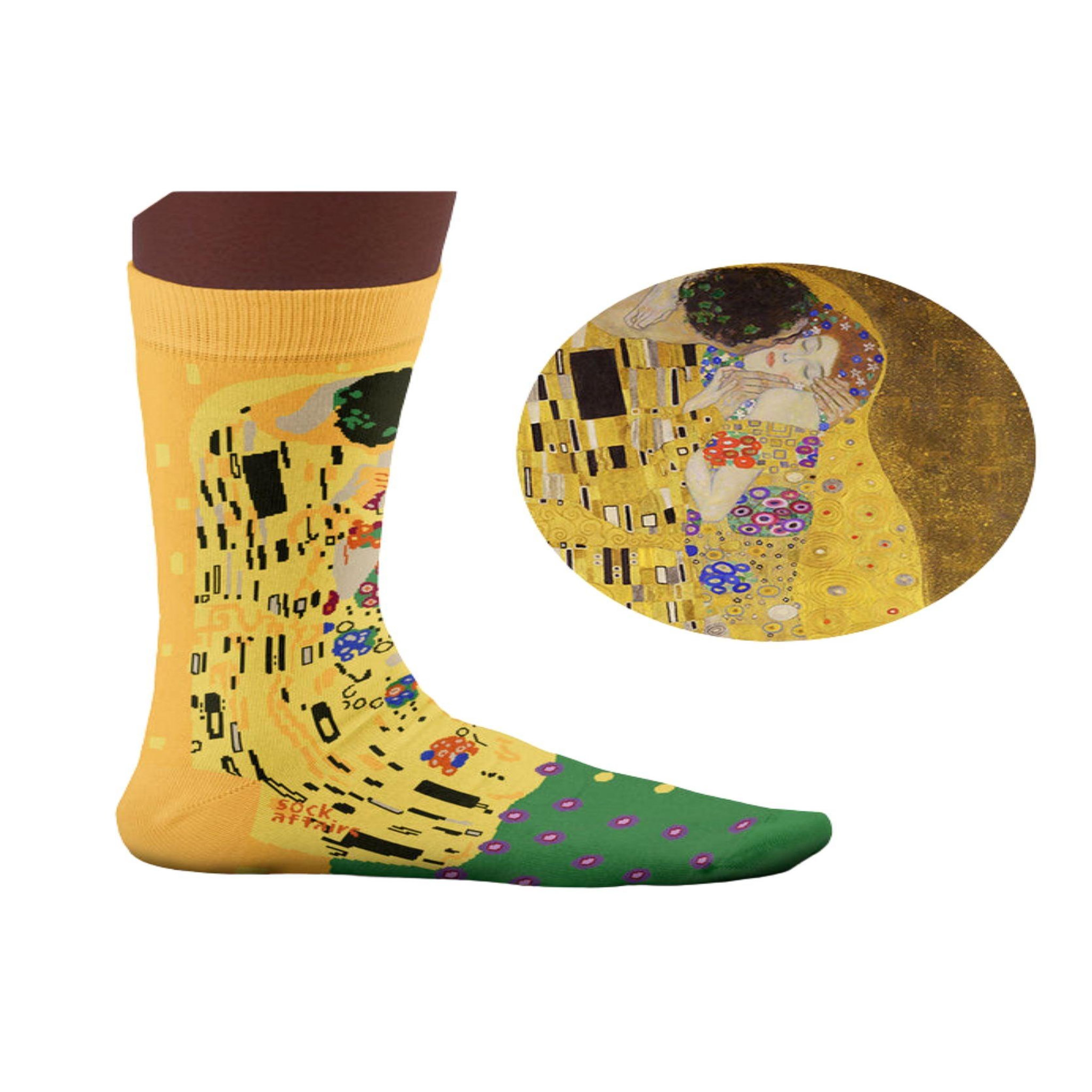 Voir la diapositive 2 : SOCK AFFAIRS Chaussettes le baiser de gustav klimt