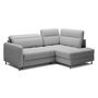 Voir la diapositive 5 : BEST MOBILIER Kalibo - canapé d'angle droit - 5 places - convertible avec coffre et têtières - en tissu bouclette