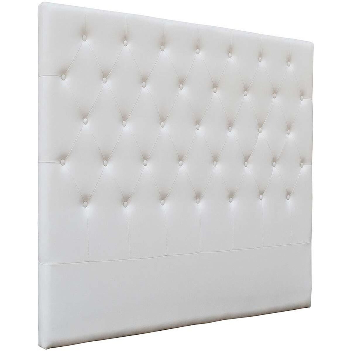 Habitat et Jardin Tête de lit capitonnée  Déco  - 149 cm - Blanc - En PVC