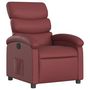 Voir la diapositive 2 : VIDAXL Fauteuil inclinable Rouge bordeaux Similicuir