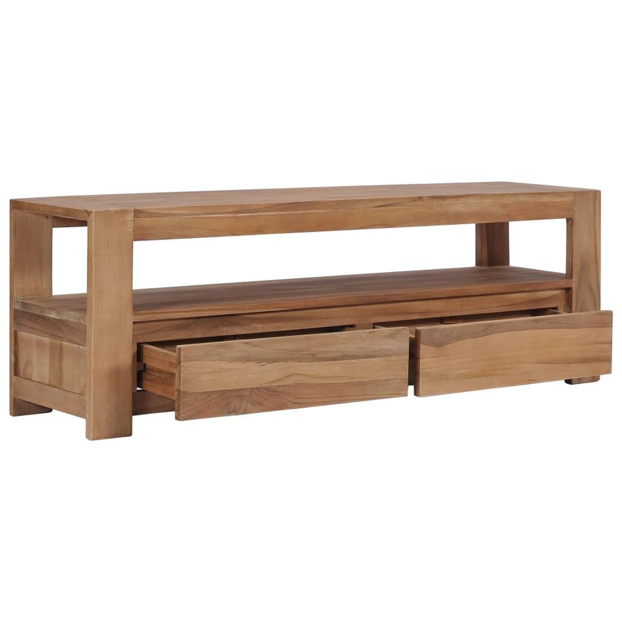 Voir la diapositive 2 : VIDAXL Meuble TV 120 x 30 x 40 cm Bois de teck massif