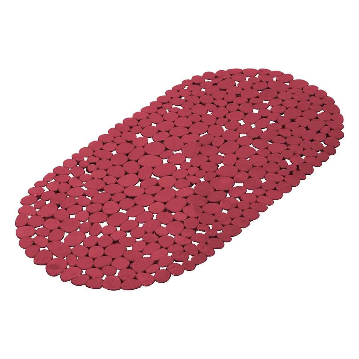 Paris Prix Fond de Bain Galets  Vitamine  36x69cm Framboise