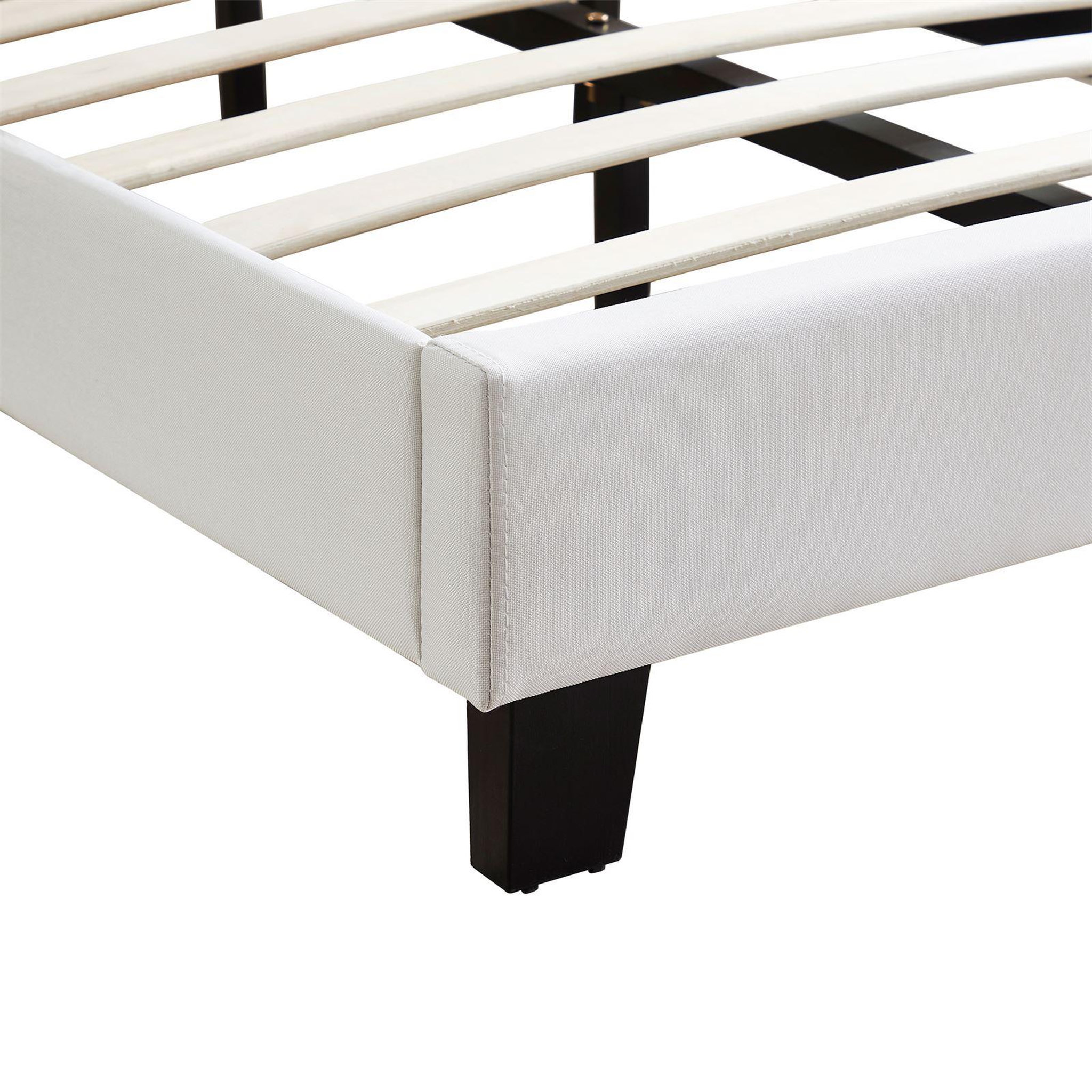 Voir la diapositive 5 : IDIMEX Lit LED simple AUSTIN 90x190 cm, avec sommier, revêtement en tissu