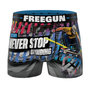 Voir la diapositive 5 : FREEGUN Lot de 4 boxers enfant Summer Sport