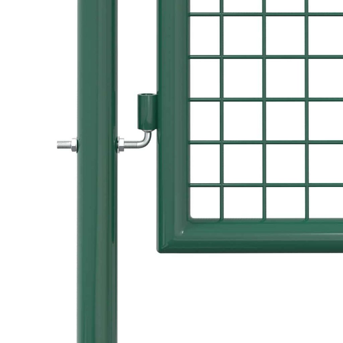 VIDAXL Portail de cloture acier 100x150 cm vert