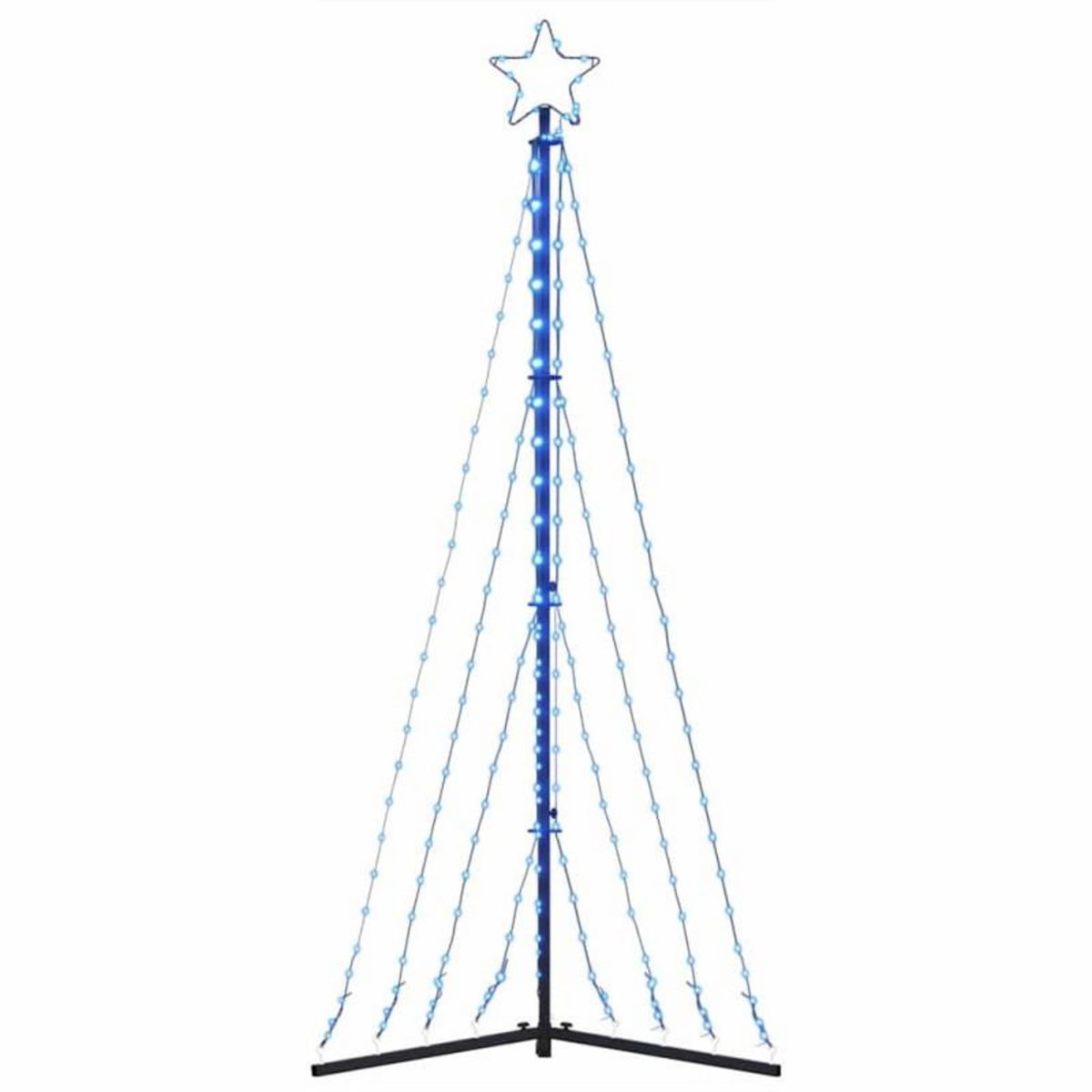 VIDAXL Guirlande de sapin de Noël 339 LED bleu 187 cm