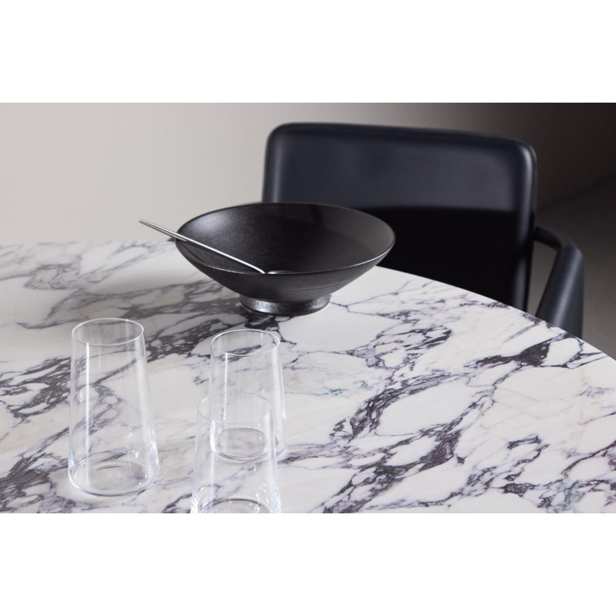 Voir la diapositive 5 : Paris Prix Table à manger ronde  tekla  120cm gris & naturel
