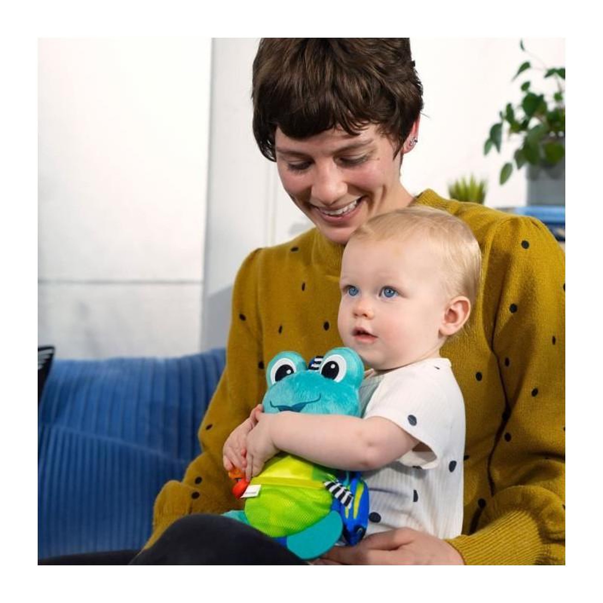 Voir la diapositive 4 : BABY EINSTEIN Doudou Baby Einstein Neptune's Sensory Sidekick coloré