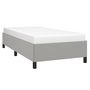 Voir la diapositive 4 : VIDAXL Cadre de lit sans matelas gris clair 90x190 cm tissu