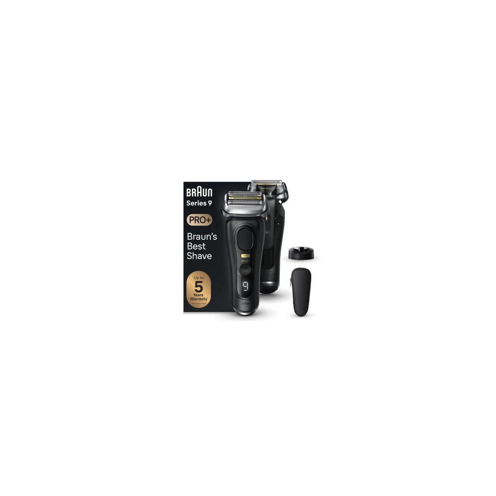 BRAUN Braun Series 9 Pro+ 9510s Wet & Dry Rasoir à grille Tondeuse Noir