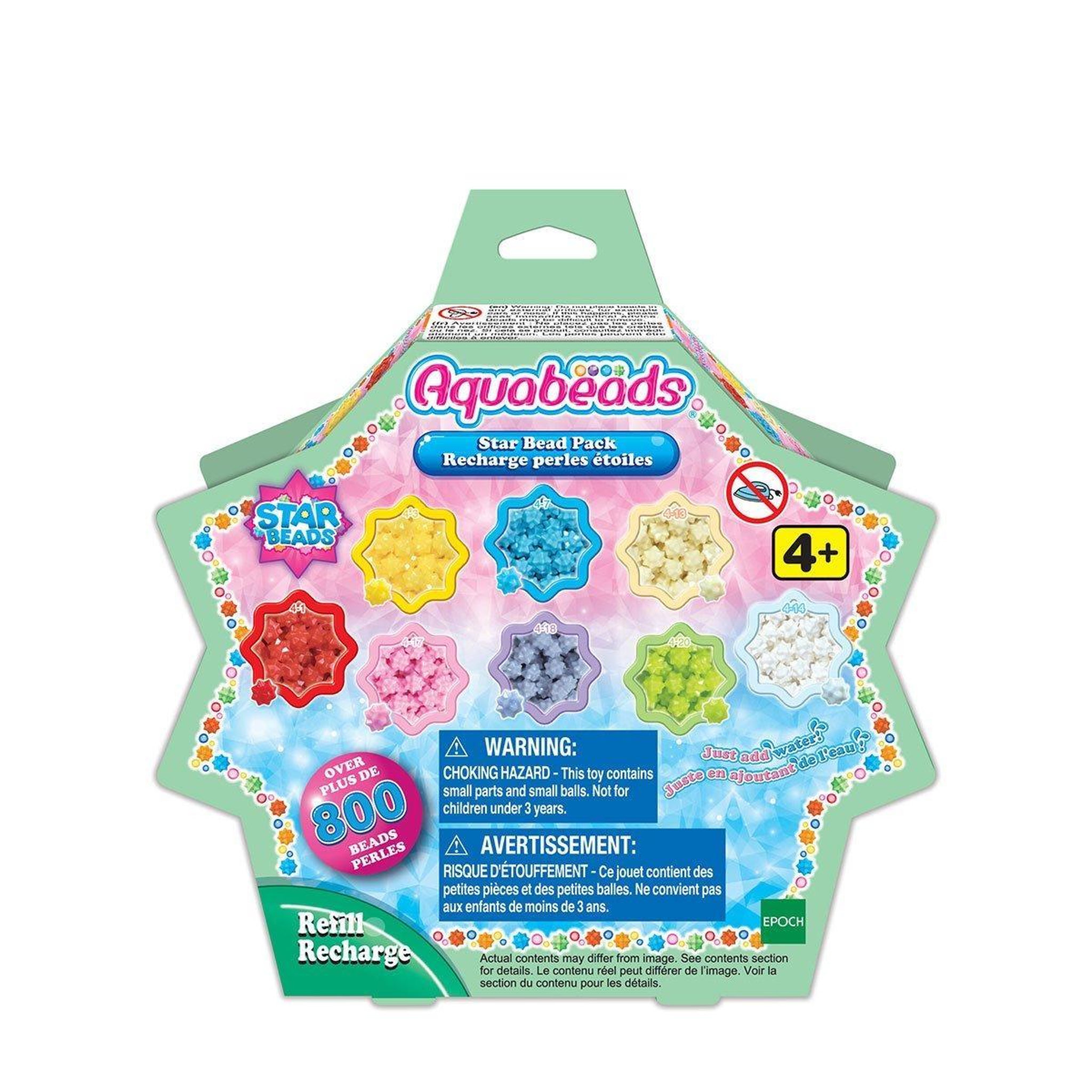 Voir la diapositive 2 : Aquabeads 31603  recharge perles etoiles