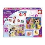 EDUCA 2 jeux éducatifs basiques et 2 puzzles - EDUCA - Educa Superpack Disney Princess