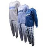 OZABI Pyjama Homme Long SWEET SECRET. Coloris disponibles : Gris, Bleu